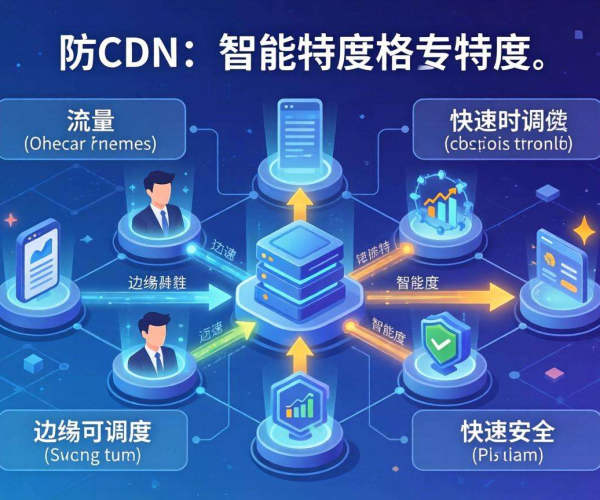 高防CDN流量调度防护机制全解析：超详细图解呈现
