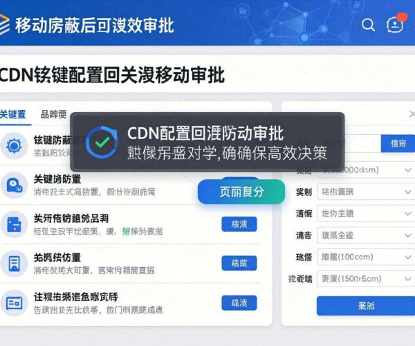 域名移动屏蔽后CDN配置回滚审批的流程与要点