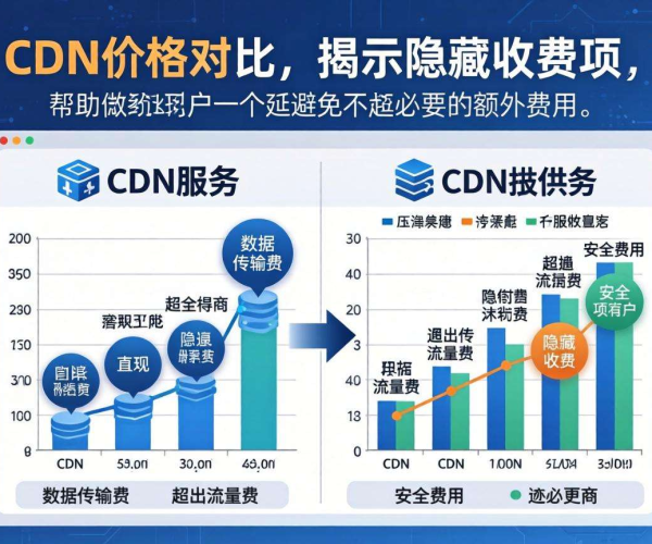 CDN价格对比攻略：如何查出其中隐藏的收费项目