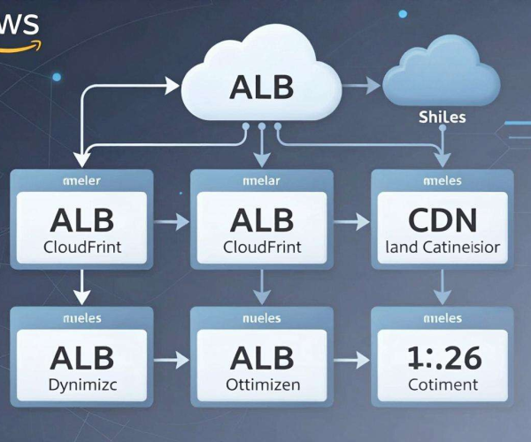 AWS ALB+CloudFront 2026架构学习：CDN配合负载均衡架构设计图