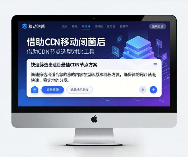 域名移动屏蔽后如何做CDN节点选型对比工具