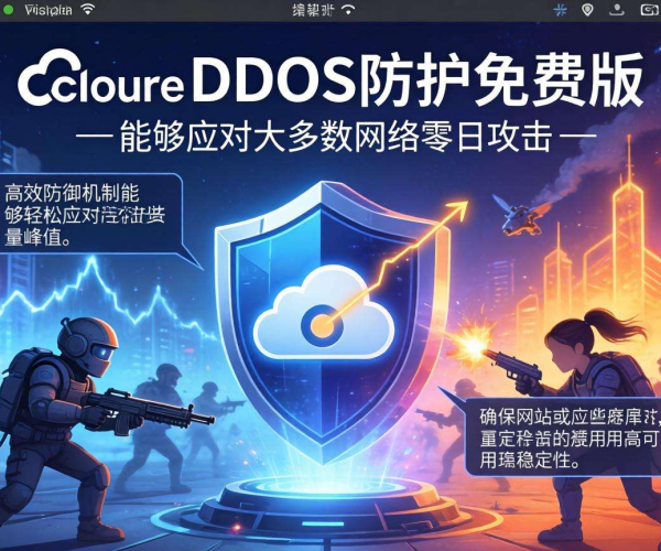 Cloudflare DDoS防护免费版是否足以应对攻击？