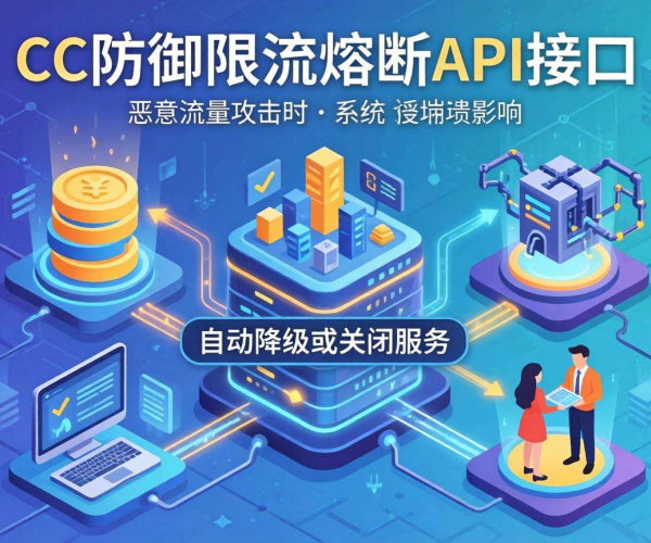 API接口CC防御：限流熔断机制保障系统稳定与安全