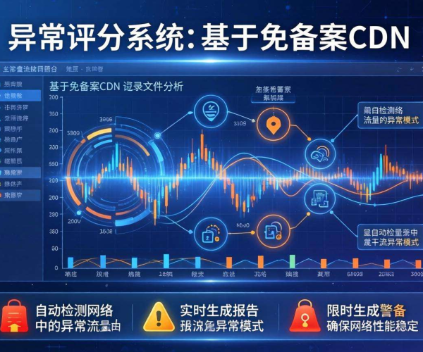 免备案CDN日志分析：能否支持实时异常评分探究