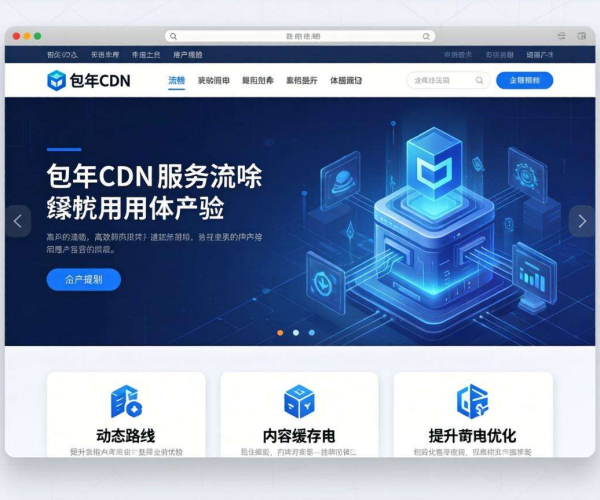 企业站CDN包年费用揭晓 一年竟需8万！