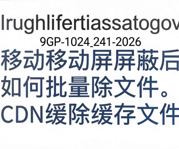 域名移动屏蔽后：高效批量删除CDN缓存文件的方法策略