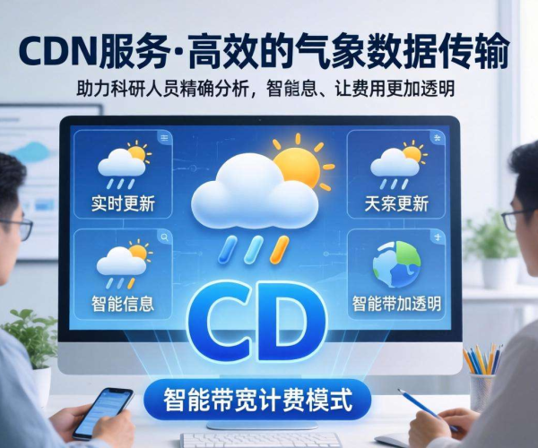CDN按带宽计费：为气象数据传输提供经济高效解决方案