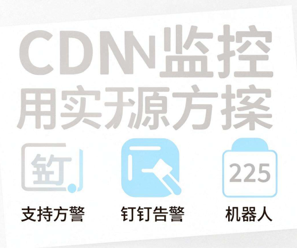 CDN实时监控：哪些开源方案可支持钉钉告警机器人