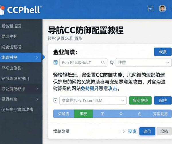 cPanel面板CC防御配置教程：轻松设置抵御CC攻击