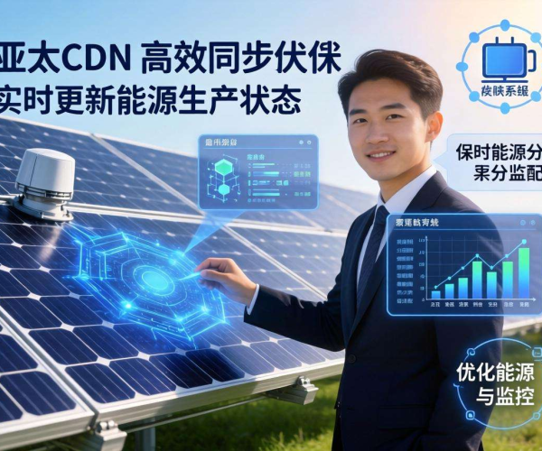 亚太CDN在智慧能源中的光伏数据同步
