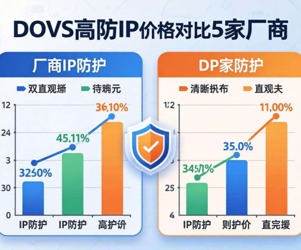 DDoS高防IP价格大比拼：5家厂商谁能给出最优性价比方案
