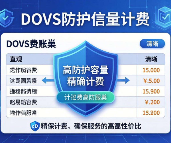 DDoS防护按量计费贵不贵？真实账单为你揭晓答案