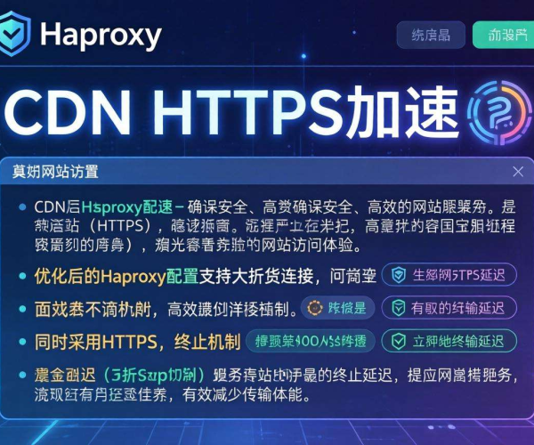 CDN HTTPS加速：Haproxy的配置方法与要点