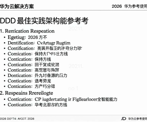 CDN最佳实践架构参考：华为云解决方案2026参考使用
