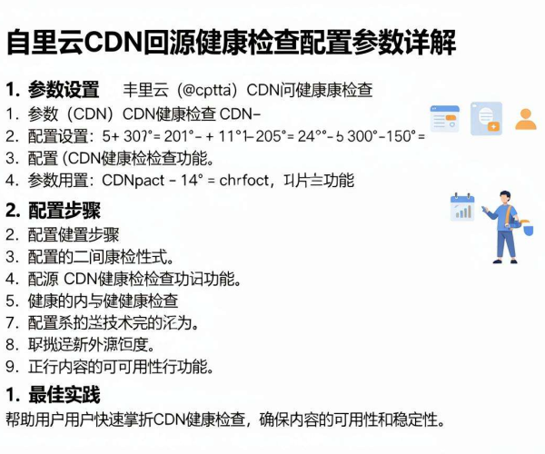 阿里云CDN回源健康检查2026参数详解：CDN健康检查配置参数全解析
