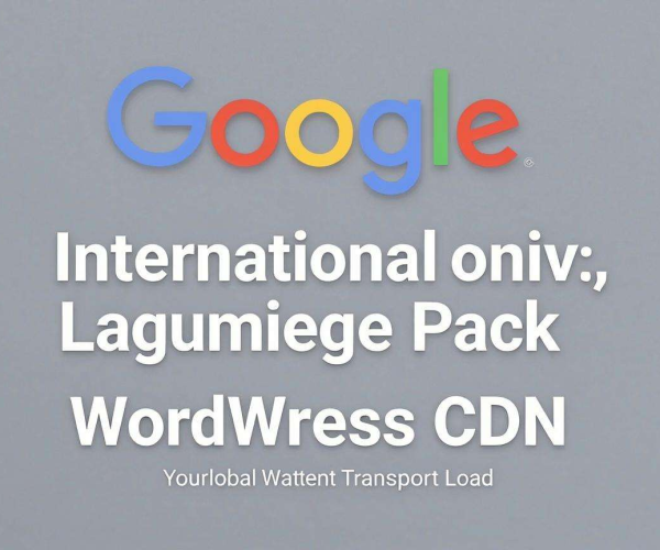 WordPress CDN插件：可同时优化谷歌字体与国际化语言包的选择