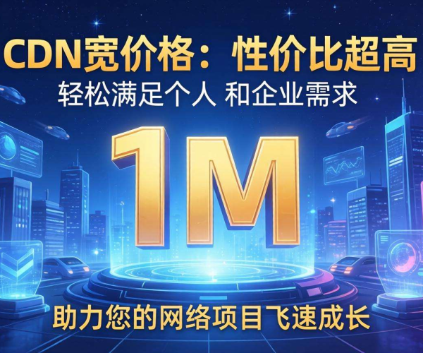国内CDN带宽1M价格大揭秘，影响因素及市场行情全知晓