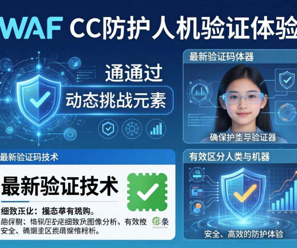 WAF CC防护人机验证体验：优化与挑战下的用户感受洞察