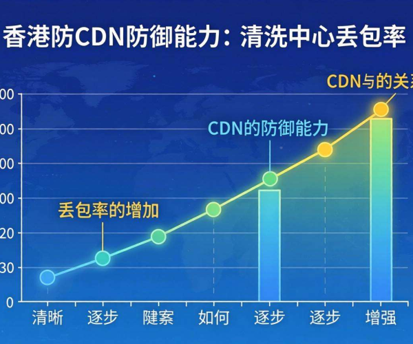 香港高防CDN的防御能力与清洗中心丢包率关系
