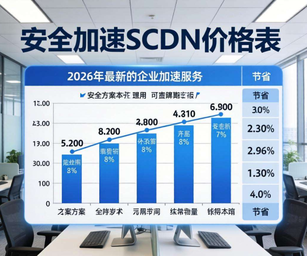 2026最新安全加速SCDN价格表出炉，一文速览！
