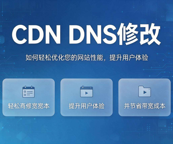 CDN DNS修改详细教程 手把手教你完成正确配置