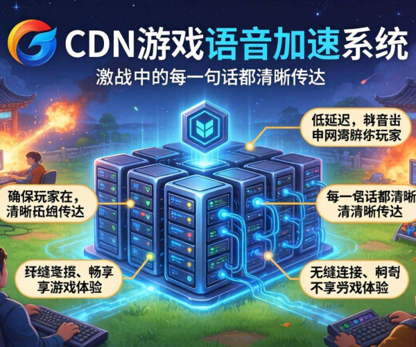 韩国CDN助力游戏语音加速，畅享低延迟畅爽竞技体验