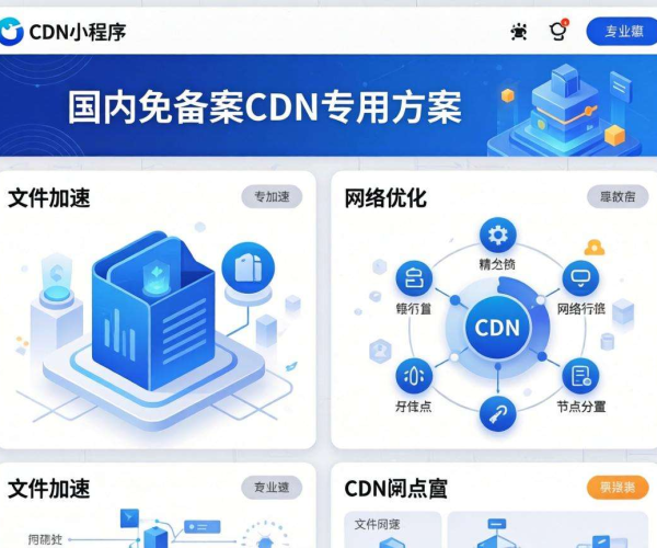国内免备案CDN：为小程序量身定制的高效专用方案