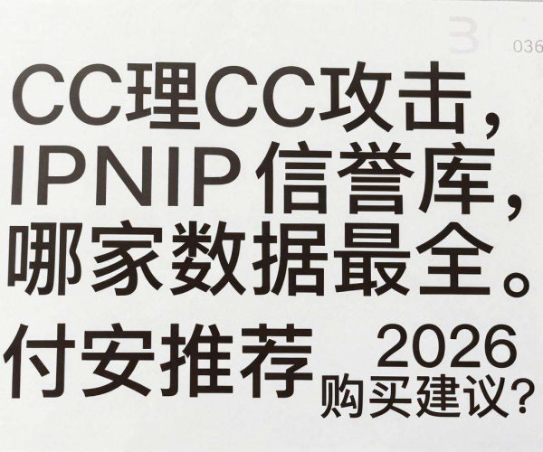 代理CC攻击IP信誉库数据全之选 2026年奇安信付费购买建议