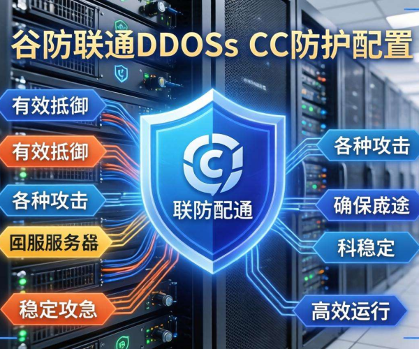 DDoS与CC同时防护，高防联通配置方案保障网络安全
