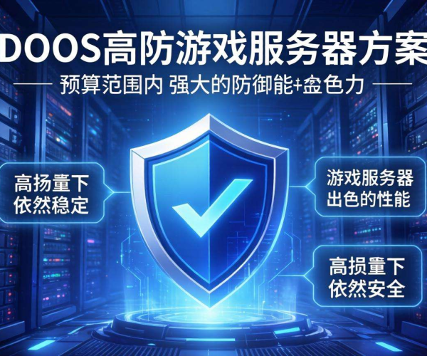 DDoS高防游戏服务器方案挑选指南：如何不超预算获最优解