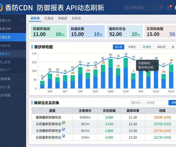 香港高防CDN防御报表：是否支持API动态刷新？