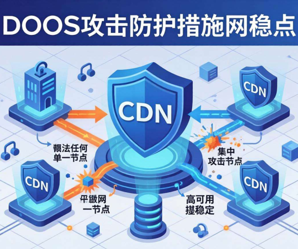 网站DDoS攻击防护：CDN节点分散策略助力安全保障