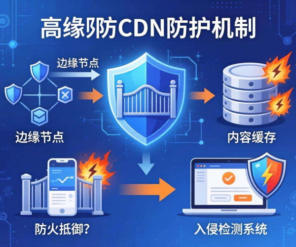 高防CDN防护流程揭秘：一张图看清它是如何抵御攻击的
