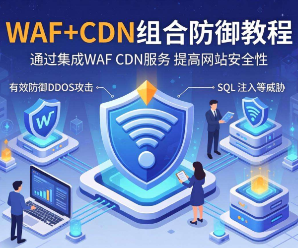 WAF与CDN组合防御教程：打造网站安全防护体系