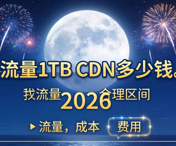 2026年月流量1TB CDN价格合理区间分析与展望
