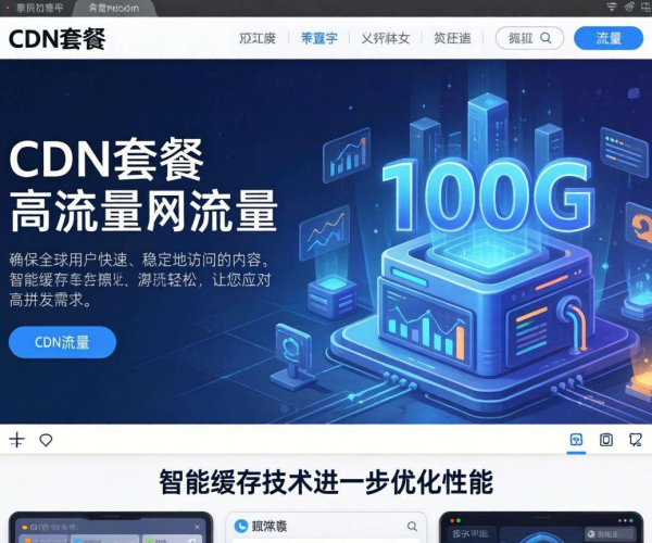 月流量100G CDN套餐精选，满足不同需求的高性价比之选