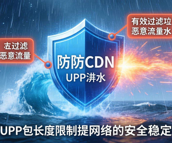 高防CDN防御UDP Flood：是否支持UDP包长度限制解析