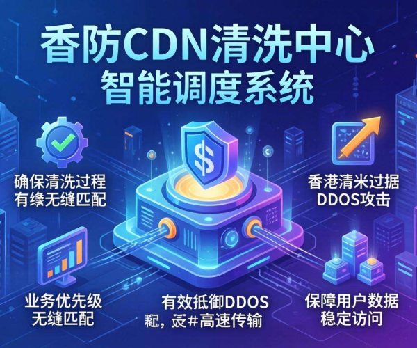 香港高防CDN清洗中心：能否依业务优先级进行有效调度？