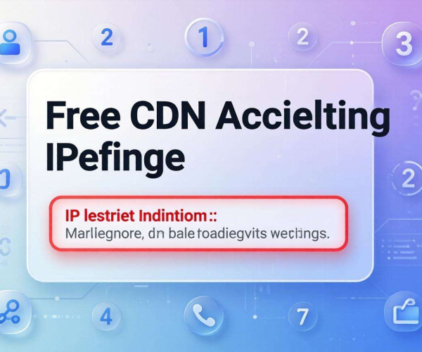 免费CDN加速是否存在IP限制？一文为你揭秘