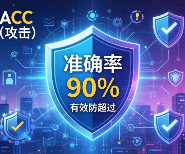 AI识别CC攻击表现卓越，准确率稳稳超90%