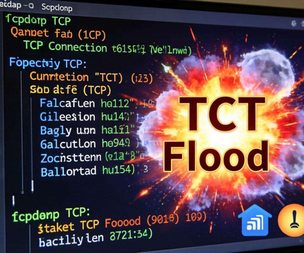 快速抓到TCP Flood攻击识别特征，用什么命令最有效？