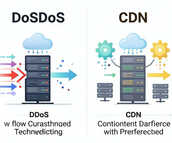 DDoS高防与CDN区别：全方位解析二者差异