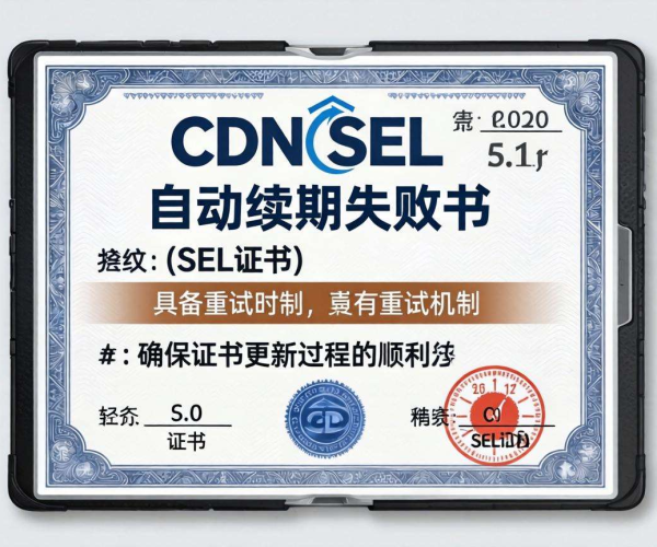 免备案CDN的SSL证书自动续期失败，能否实现重试？