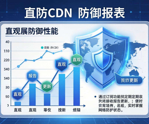 香港高防CDN防御报表：是否支持报表订阅引关注