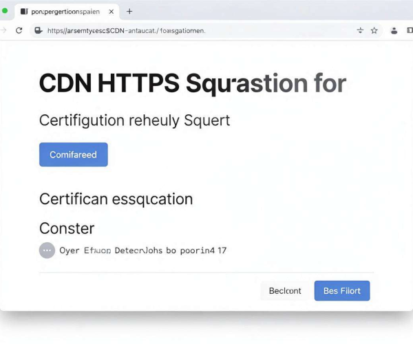 CDN HTTPS加速配置后浏览器报证书过期但实际有效咋解决