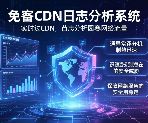 免备案CDN的日志分析是否支持实时异常评分