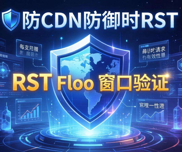 高防CDN防御RST Flood：是否支持RST窗口验证解析