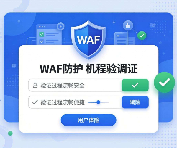 WAF CC防护人机验证：兼顾安全，带来优质用户体验