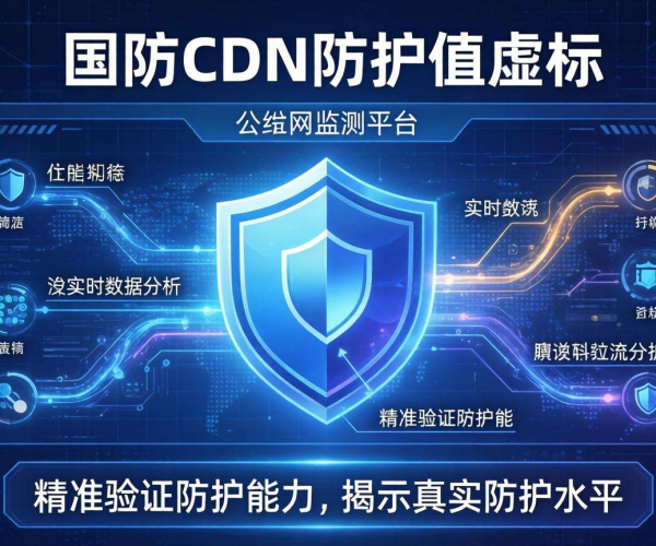 高防CDN防护值虚标？公网监测平台验证方法大揭秘