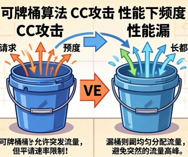 CC攻击访问频率限制：漏桶与令牌桶算法对比谁更优